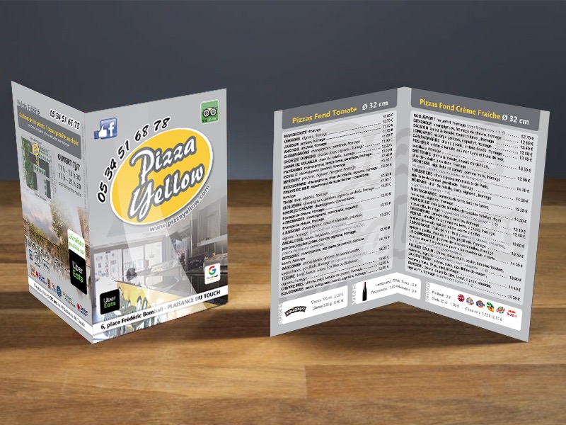Carte de visite double